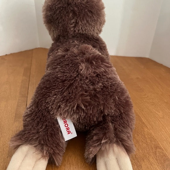 Aururo Plush Sloth laying 17” NWT - Picture 4 of 6